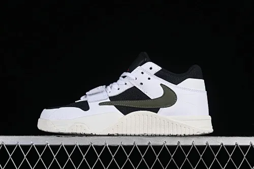 All categories Air Jordan Jordan series basketball shoes Air Jordan 1 Low F version Travis Scott x Jordan Cut The Check AJ1 Joe 1 hook and loop fashion basketball shoes FZ8117-100